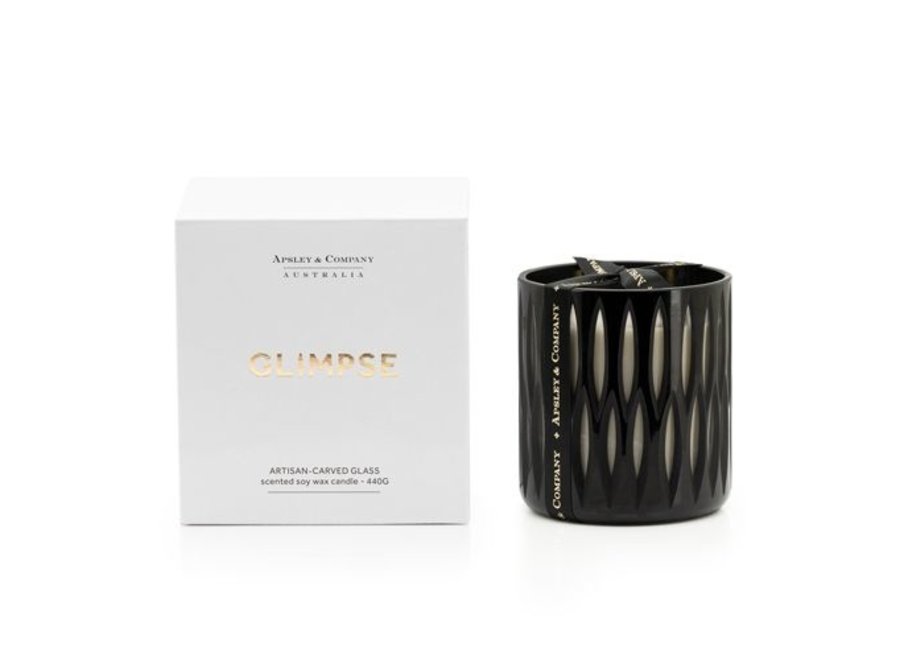 Bougie parfumée 'Glimpse' - Noir