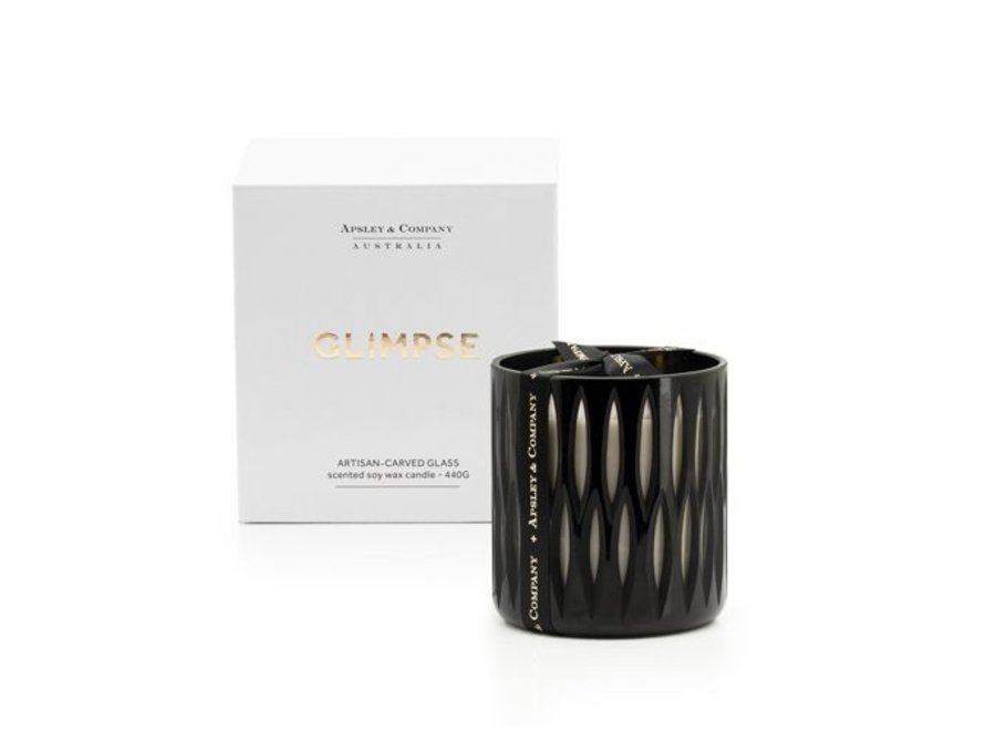 Scented candle 'Glimpse' - Noir