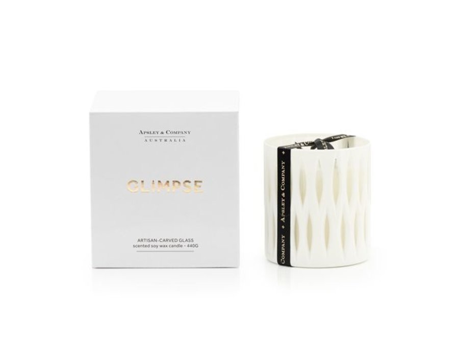 Bougie parfumée 'Glimpse' - Blanc