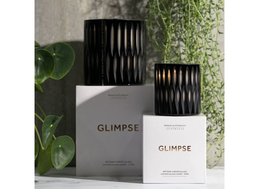 Bougie parfumée 'Glimpse' - Noir