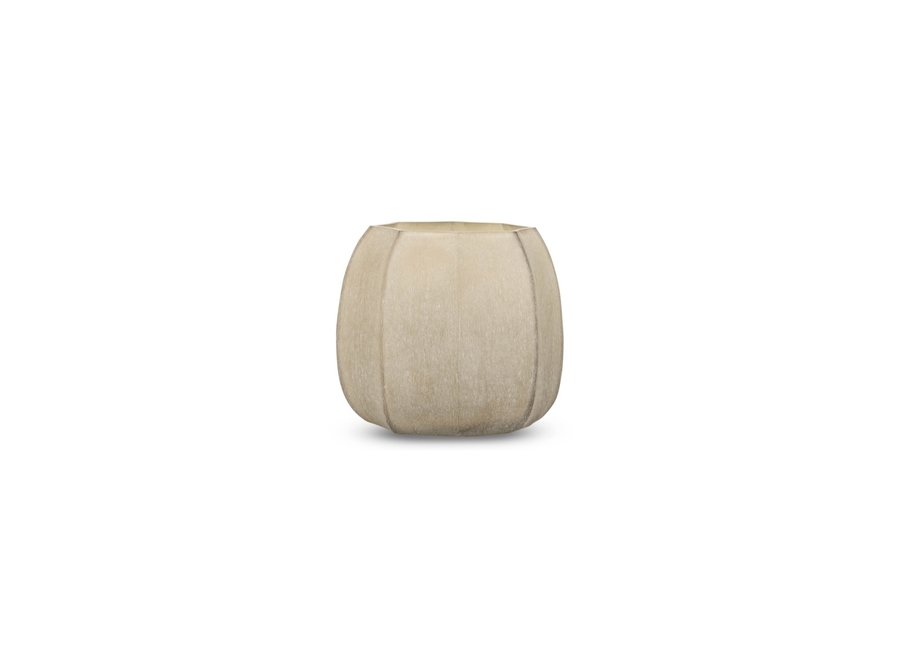 Tea light 'Onyx' in the color 'smoke'