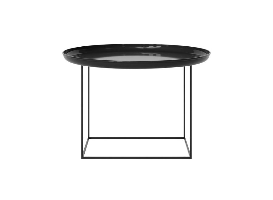 Side table 'Duke' Medium - Lacquered Obsidian