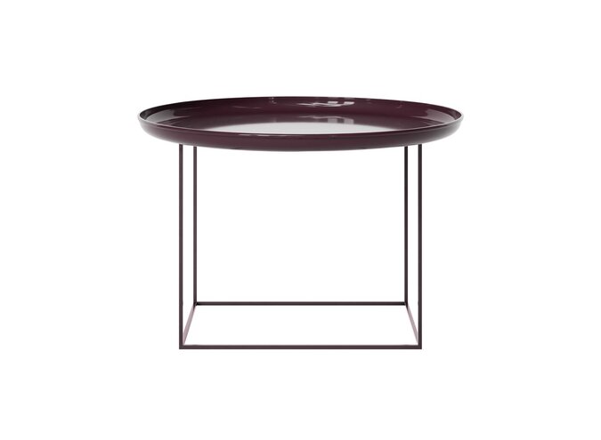 Table d'appoint 'Duke' Medium - Lacquered Maroon