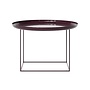 Side table 'Duke' Medium - Lacquered Maroon