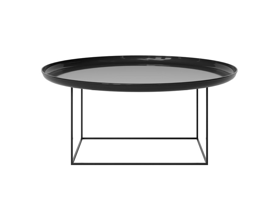 Table d'appoint 'Duke' Large - Lacquered Obsidian