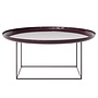 Table d'appoint 'Duke' Large - Lacquered Maroon