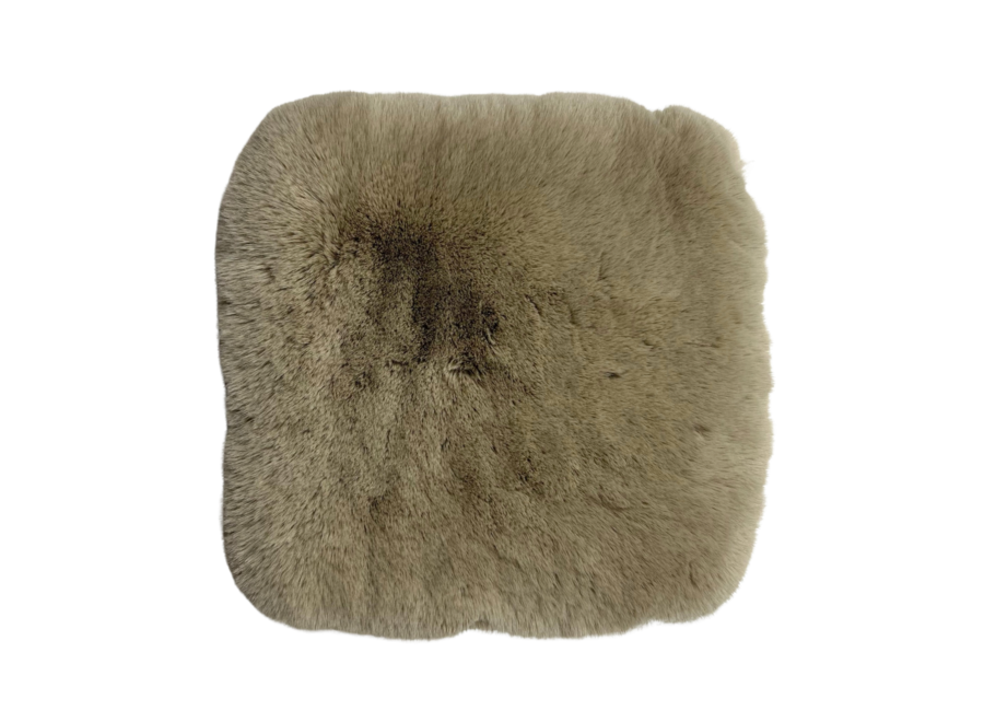 Muster 38x38 cm Teppich: 'Cosmo'- Supersoft Taupe