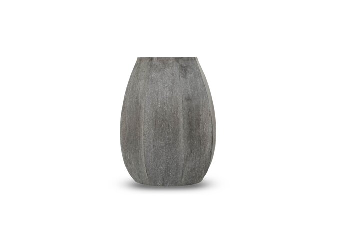 Vase 'Onyx' M - Dark Smoke