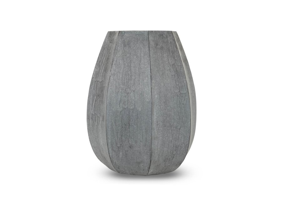 Vase 'Onyx' L - Dark Smoke