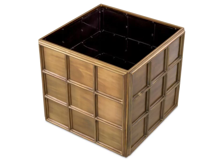 Pflanzer 'Grid' - M - Brass
