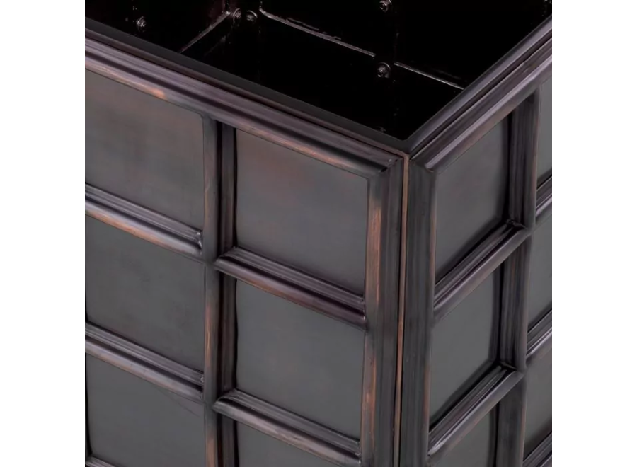 Jardinière 'Grid' - S - Bronze