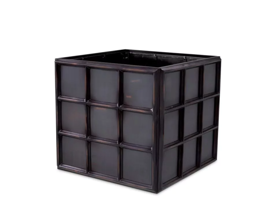 Plantenbak 'Grid' - M - Bronze