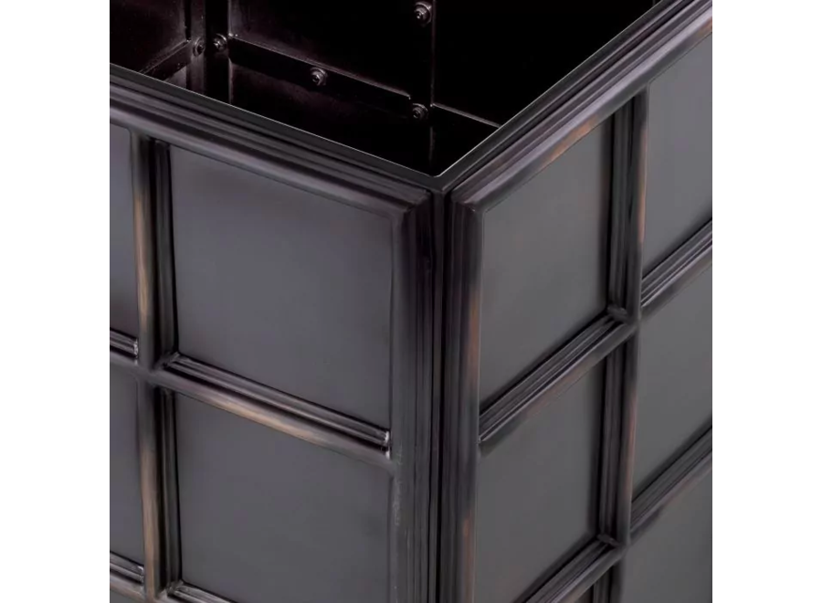 Jardinière 'Grid' - M - Bronze