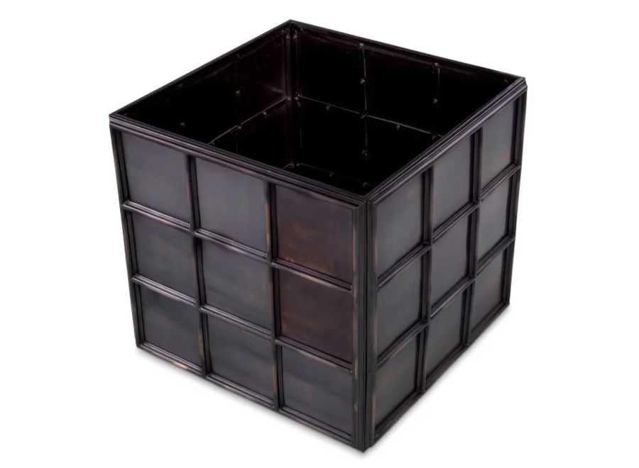 Planter 'Grid' - L - Bronze