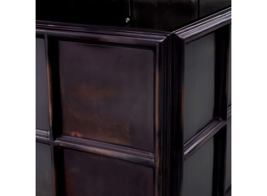 Planter 'Grid' - L - Bronze