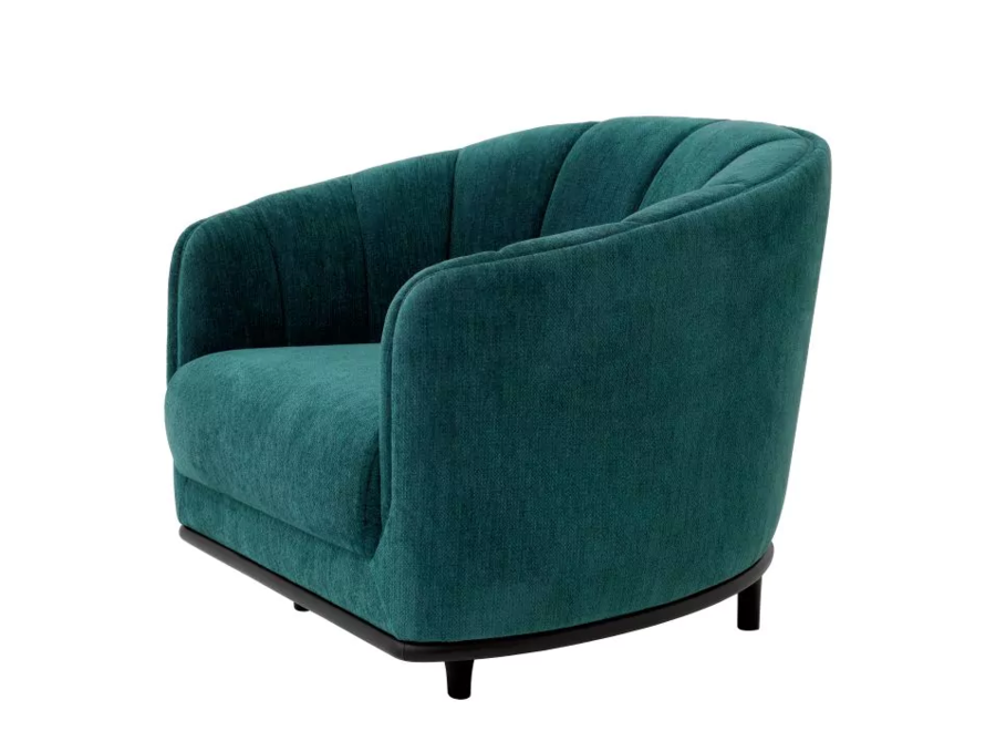 Armchair 'Agostino' - Pavilion sea green