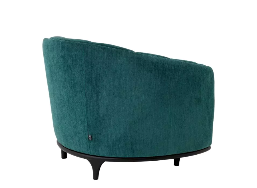 Armchair 'Agostino' - Pavilion sea green