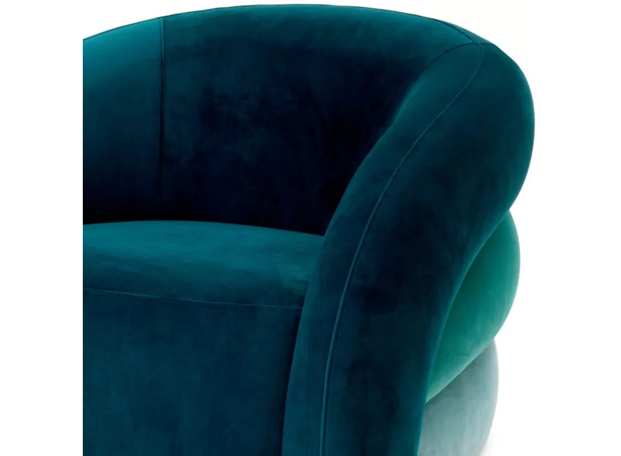 Drehsessel 'Novelle' - Savona sea green