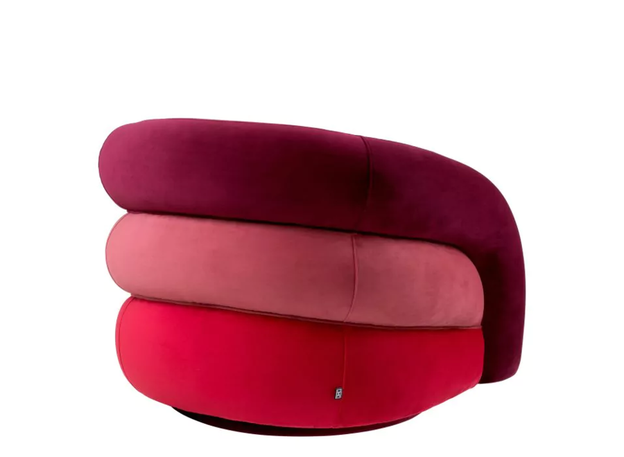 Drehsessel 'Novelle'  - Savona Bordeaux Red