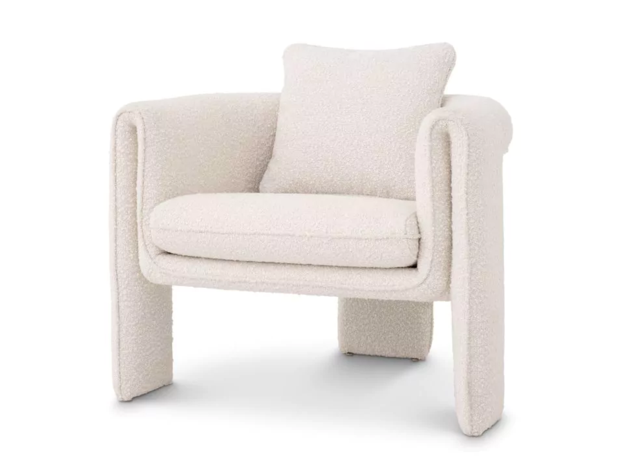 Fauteuil 'Toto' - Bouclé cream