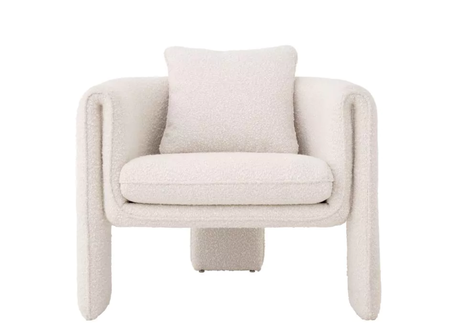 Fauteuil 'Toto' - Bouclé cream