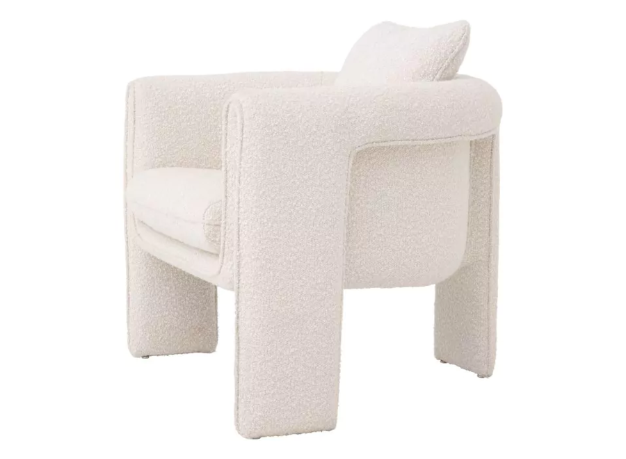 Fauteuil 'Toto' - Bouclé cream