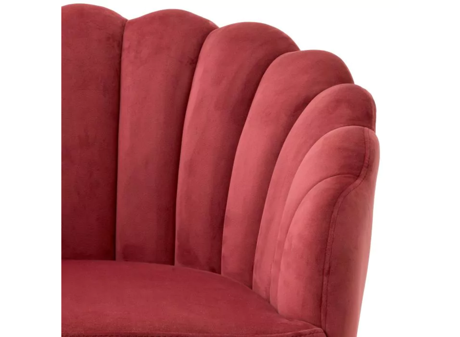 Chaise de salle à manger 'Luzern' - Savona Faded Red