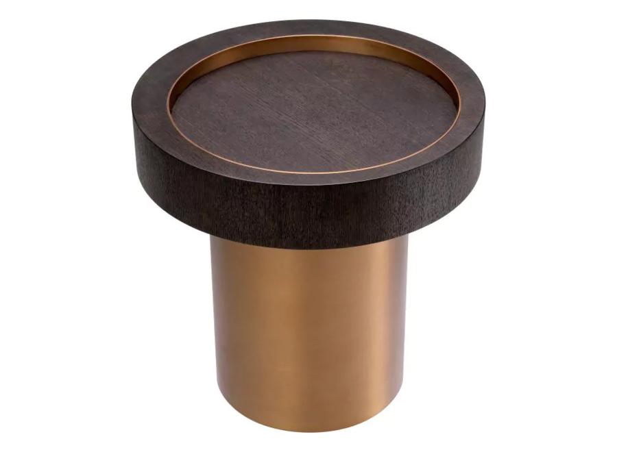 Table d'appoint 'Otus' - Mocha - Round