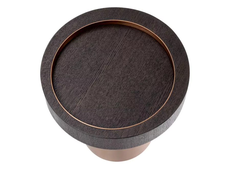 Table d'appoint 'Otus' - Mocha - Round