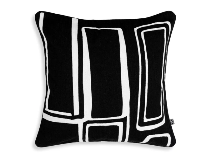 Cushion Ribeira - Black&White