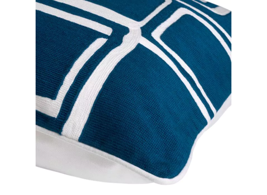 Cushion 'Ribeira' - Blue & White