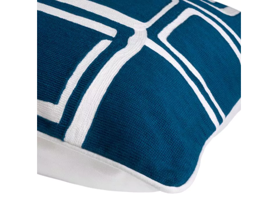 Kissen ‘Ribeira' - Blue & White