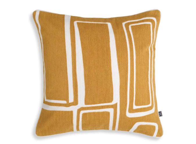 Cushion Ribeira - Gold & White