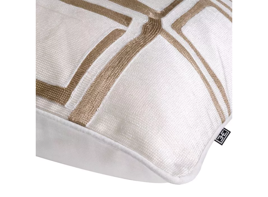 Cushion 'Ribeira' - White & Beige