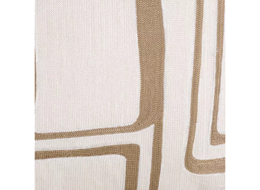 Kissen ‘Ribeira' - White & Beige