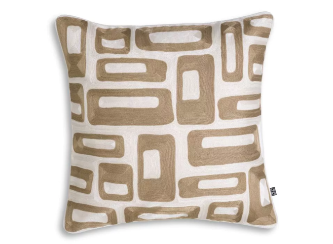 Cushion Cerva - Beige & White