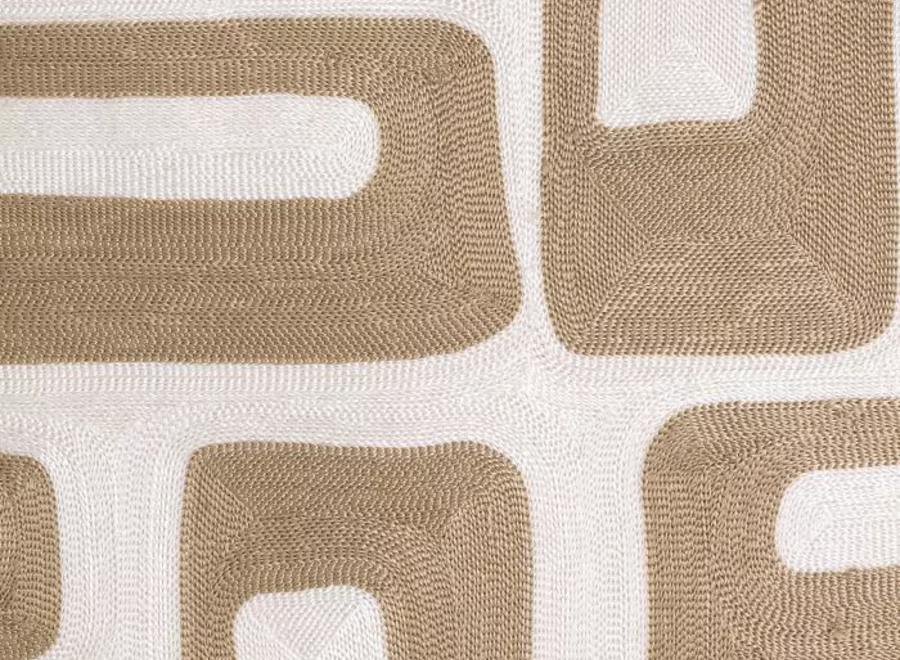 Kussen ‘Cerva' - Beige & White