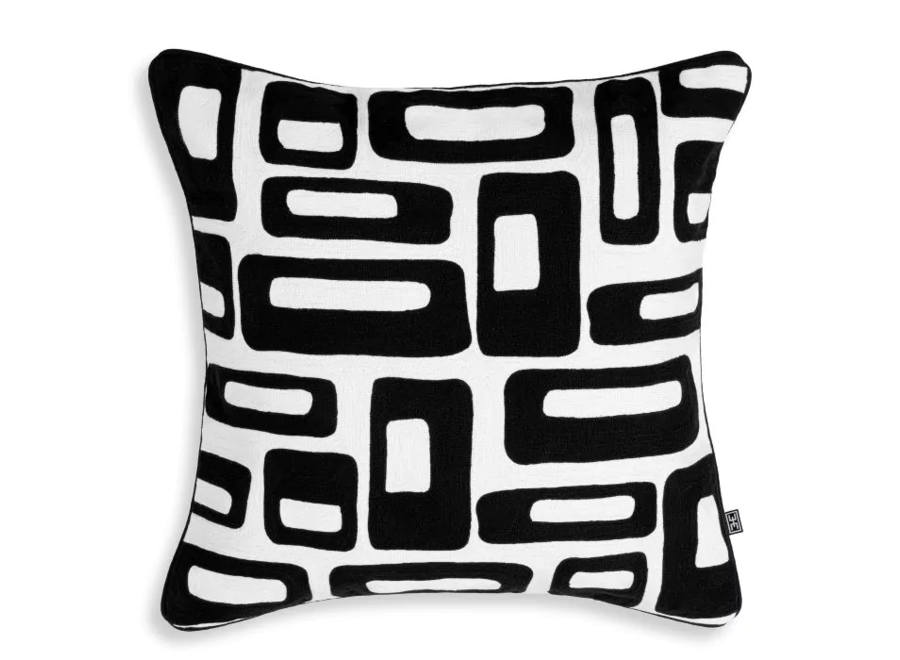 Cushion Cerva - Black & White