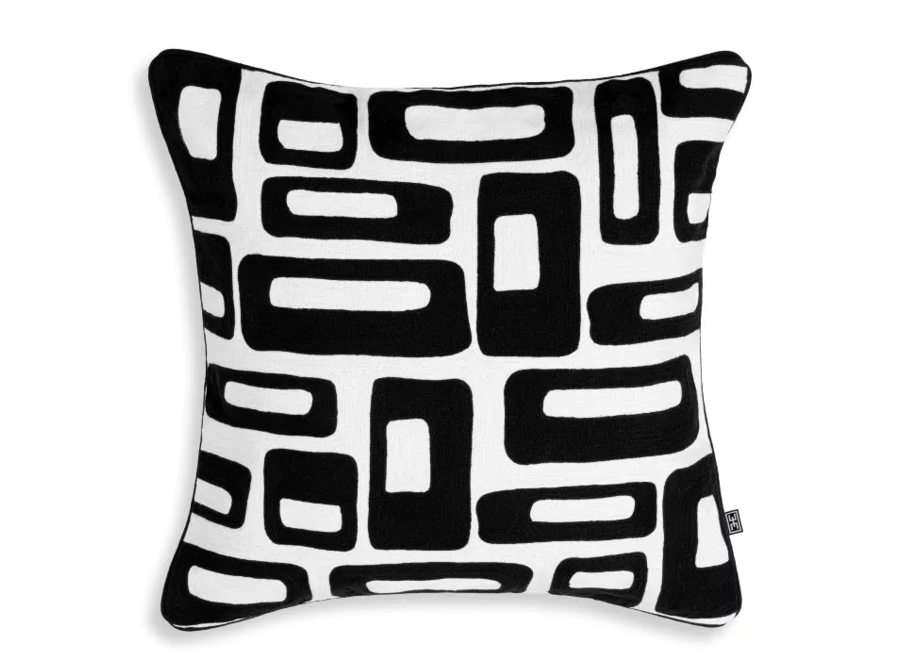 Cushion ‘Cerva' - Black & White