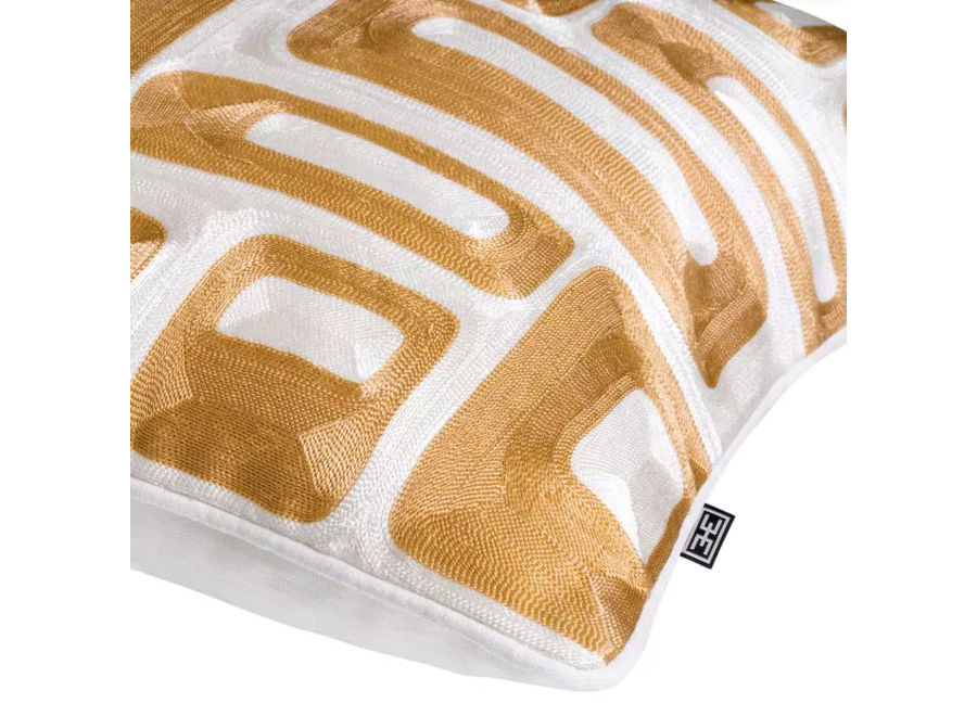 Cushion 'Cerva' - Gold & White