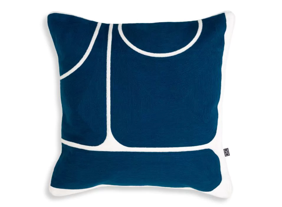 Cushion Sabrosa - Blue & White