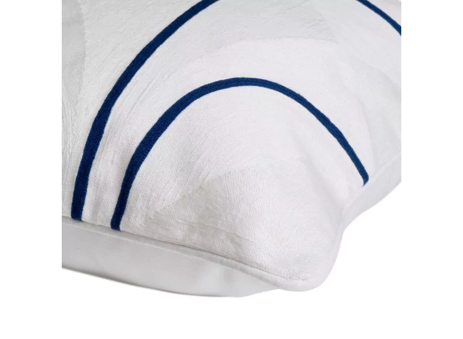 Cushion ‘Sabrosa' - White & Blue