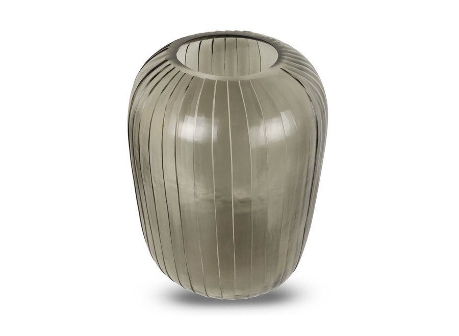 Vase 'Colorado' L - grau