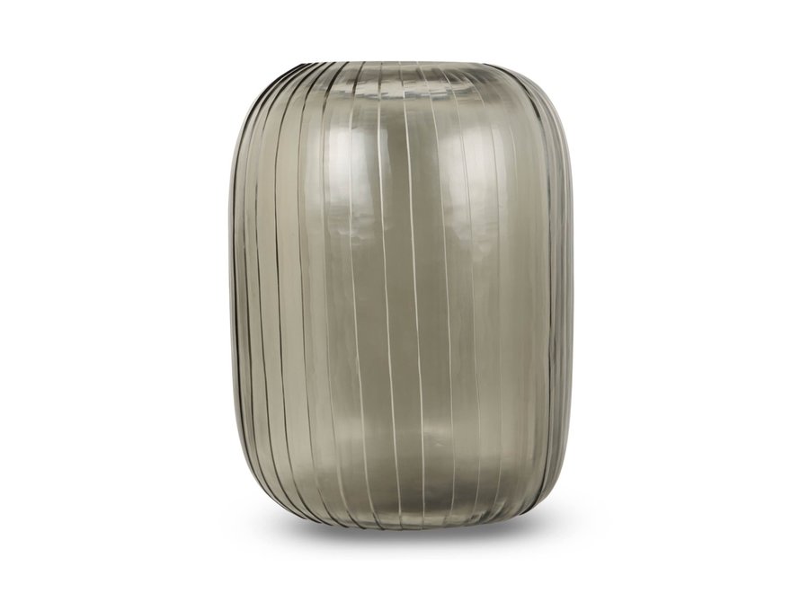 Vase 'Colorado' L - grey