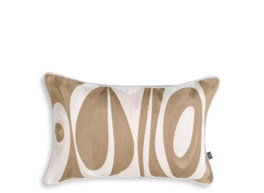 Cushion Coura - Beige & White