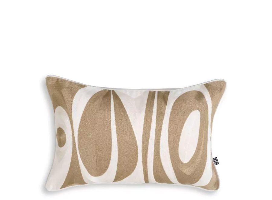 Cushion ‘Coura' - Beige & White