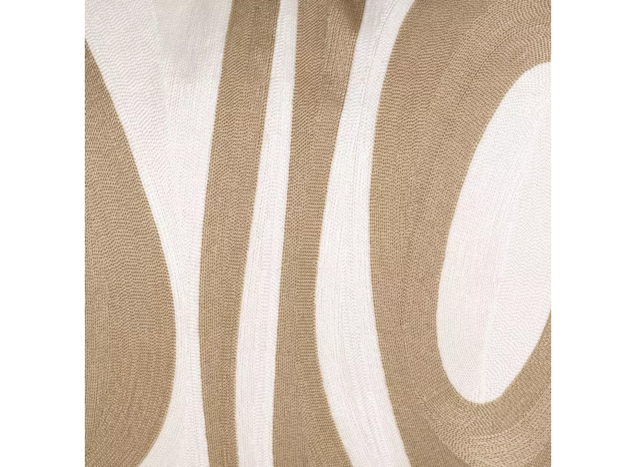 Kissen ‘Coura' - Beige & White