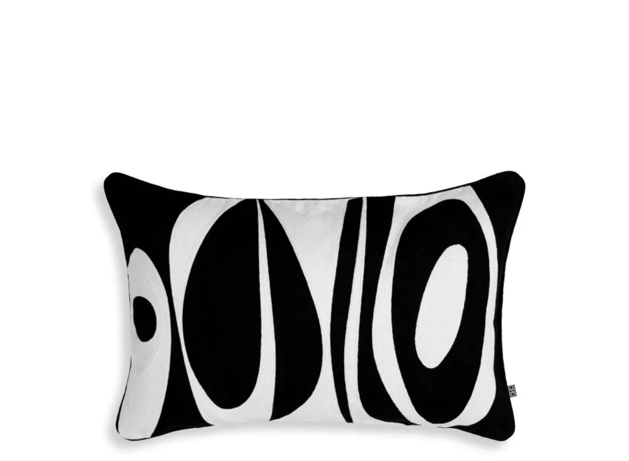Cushion Coura - Black & White
