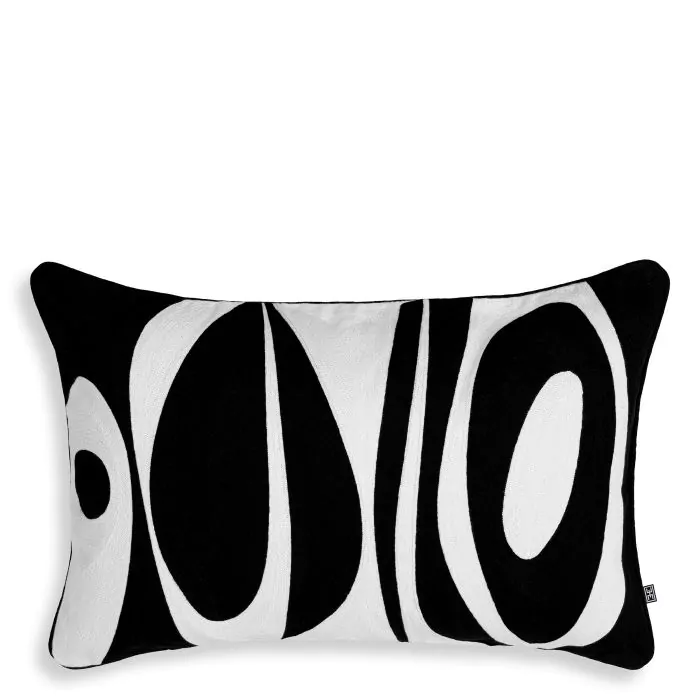 EICHHOLTZ Cushion ‘Coura' - Black & White