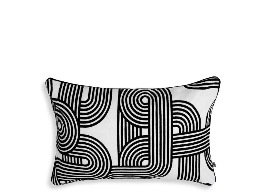 Cushion Abaças- Black & White